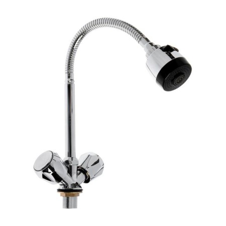 Kitchen mixer "TsS-SM" EM902044, two-wound, on a nut, flexible surge, chromium-1
