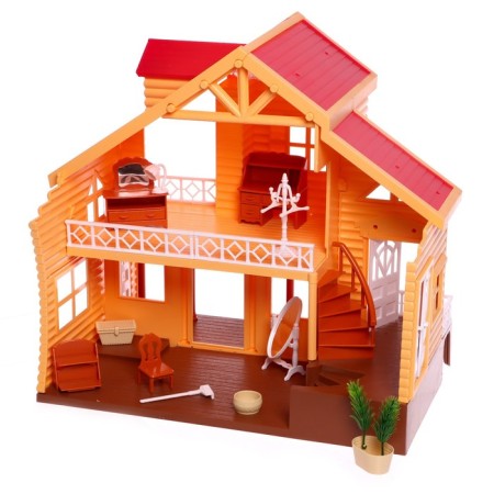 House-dacha for animals, with furniture and accessories-6
