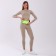 Lightning waist bag, reflective elements, green color