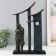 Polystone souvenir "Two in the city" under metal 24x7.7x37.4 cm