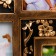 Photo frame plastic in 3 photos 10x15 cm "Blooming cherry" gold 33x29 cm