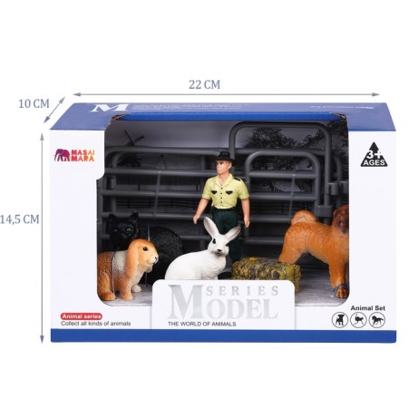 Set of figures "on the farm", 7 items-7