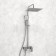The shower system wasserkraft a177.118.065.087.ch, tropical shower, shower, chrome