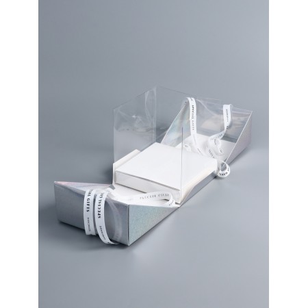 Box under a bento-port with ribbons, 15.5 x 15.5 x 16 cm-2