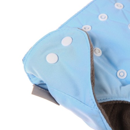 Panties-scammer, reusable, carbon-bamboo fabric, blue color, from 0-36 months.-8