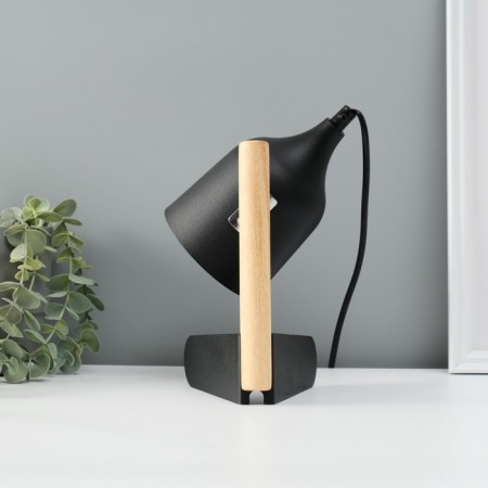 Table lamp "prestige" 1x40W E27 black 13x12x24cm-6