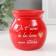 Aroma lamp ceramics "Recognition of love" Red 7.2x7.2x7.8 cm