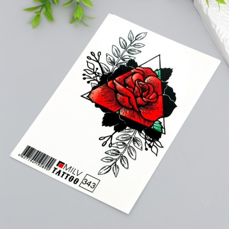 Tattoo "Rose" 10x15 cm-1