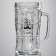 Glass glass beer "Cold beer, hot heart", 500 ml