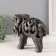 Polystone souvenir "Elephant with patterned cuts" for bronze 8.5x22x17 cm