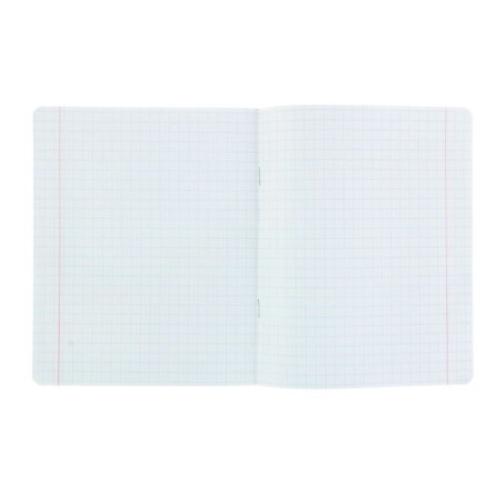 Notebook 12 sheets in a large cage "Classic", cover covered paper, mix-2