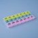 Tabbler-Oorganizer "Week", morning/day/evening, 21.5 × 9 × 2 cm, 21 section, in the box, multi-colored