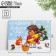 Sweet New Year card, treats, 6 x 8 cm, New Year