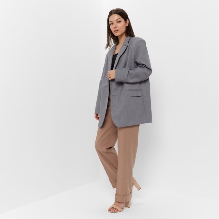 Women's jacket Minaku: classic color gray, rr 46-48-12