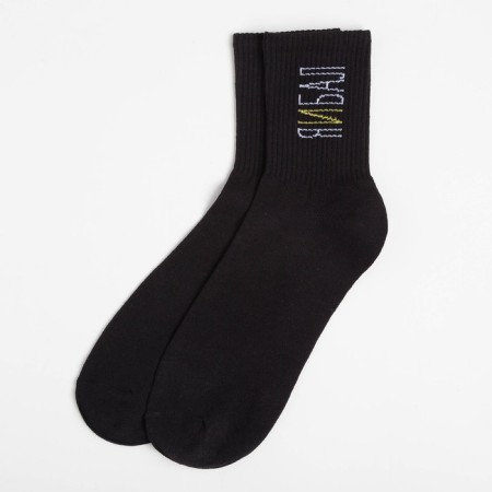 Male socks "I and the ball" p. 41-44 (27-29 cm), black-1