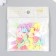 Beads for creativity plastic "Butterflies. Pastel colors" set 41 pcs 15 grams 1.3x1.5 cm