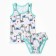 A set for a boy (T -shirt, panties), menthol color, height 110 cm