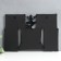 Photo frame Plastic in 5 photos 10x15 cm "Laptbook" Dark silver 30.5x44.5 cm