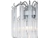 Bra Indigo, 12035/2W Chrome. 2x40W, G9, 280x190x445 mm, transparent color