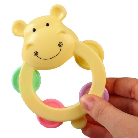 Rattle - tambourine "hippo", crush me-4
