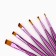 Drawing brush set 6 pcs. Synthetics are flat "Create"