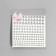 Rhound rhinestones, d = 3/4/5/6 mm, 165 pcs on the sheet, silver color