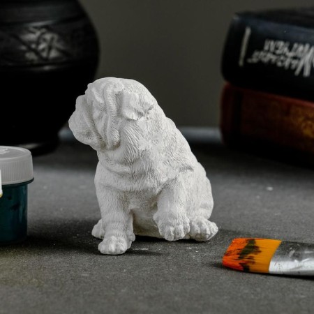 Figure for coloring "Bulldog" 7x7x5cm-1
