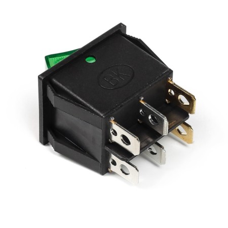 Key switch with a double backlight, red-green-1