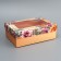 The box is folding, the lid is-"flowers", 24 x 17 x 8 cm with a window