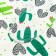 Kit for children (vests, sliders), white color/cacti, height 68 cm