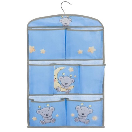 COVFR Suspended "Bear", 7 pockets, 60x40 cm, blue