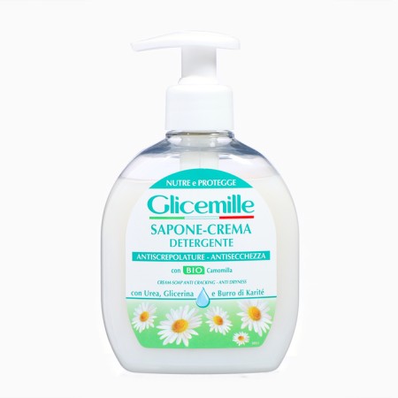 Cream - Glicemille hand soap with biooma against cracks and dryness, 300 ml