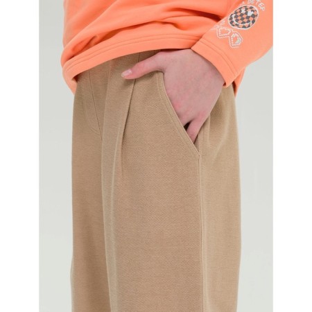 Pants for girls, height 146 cm, sandy color-4
