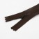 Lightning secret, No. 3, non -proceeding, locking machine, 25 cm, brown color