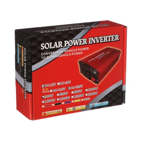 Voltage converter 12/220 V, 500 W, USB output-3