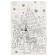 Application by foil "New Year" 23x15 cm, puppy patrol