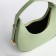 Bag Women's Baget with a zipper, green color