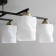 Citilux ceiling chandelier "Jerome" CL129265, 77.5x40x25.5 cm, 6x75W, E27, Black Color Black
