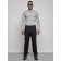 Trouses insulated sporty male winter, size 48, black color