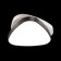 AGATHA chandelier, LED 1x72W, 3000-6000K, 6120LM, white color, black