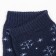 Women's socks "Snowflakes", dark blue color, size 23-25