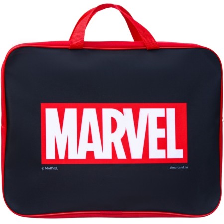 Folder with handles Textile A4, 350x270x100 mm, Avengers-6