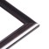 Frame for paintings (mirrors) 40 x 50 x 2.6 cm, wood, berta, dark brown