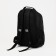 School backpack with reflective elements, "saxi", 2 parts on zippers, 4 external pockets, black/green color