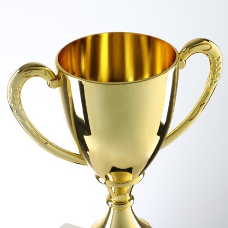 Cup 053A, award figure, gold, plastic stand, 23 × 14 × 8.5 cm.-4