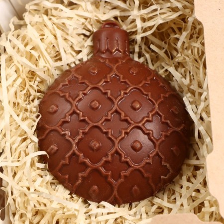 Chocolate figure "Christmas tree toy", 80 g-1