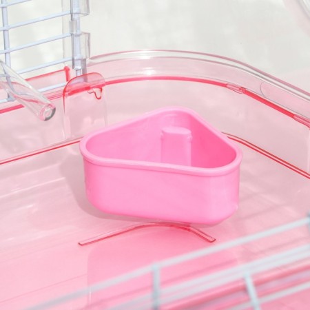 A cage for rodents with filling, 47 x 30 x 38, cm, pink-4
