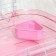 A cage for rodents with filling, 47 x 30 x 38, cm, pink