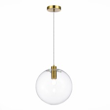 STL LUCE Sus. SL1056.223.01. Noor. 1x60 W, E27, 30x30x160 cm, gold color