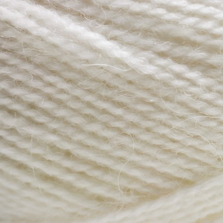 Angora warm yarn 40% wool, 60% acrylic 480m/100g (01 white)-2